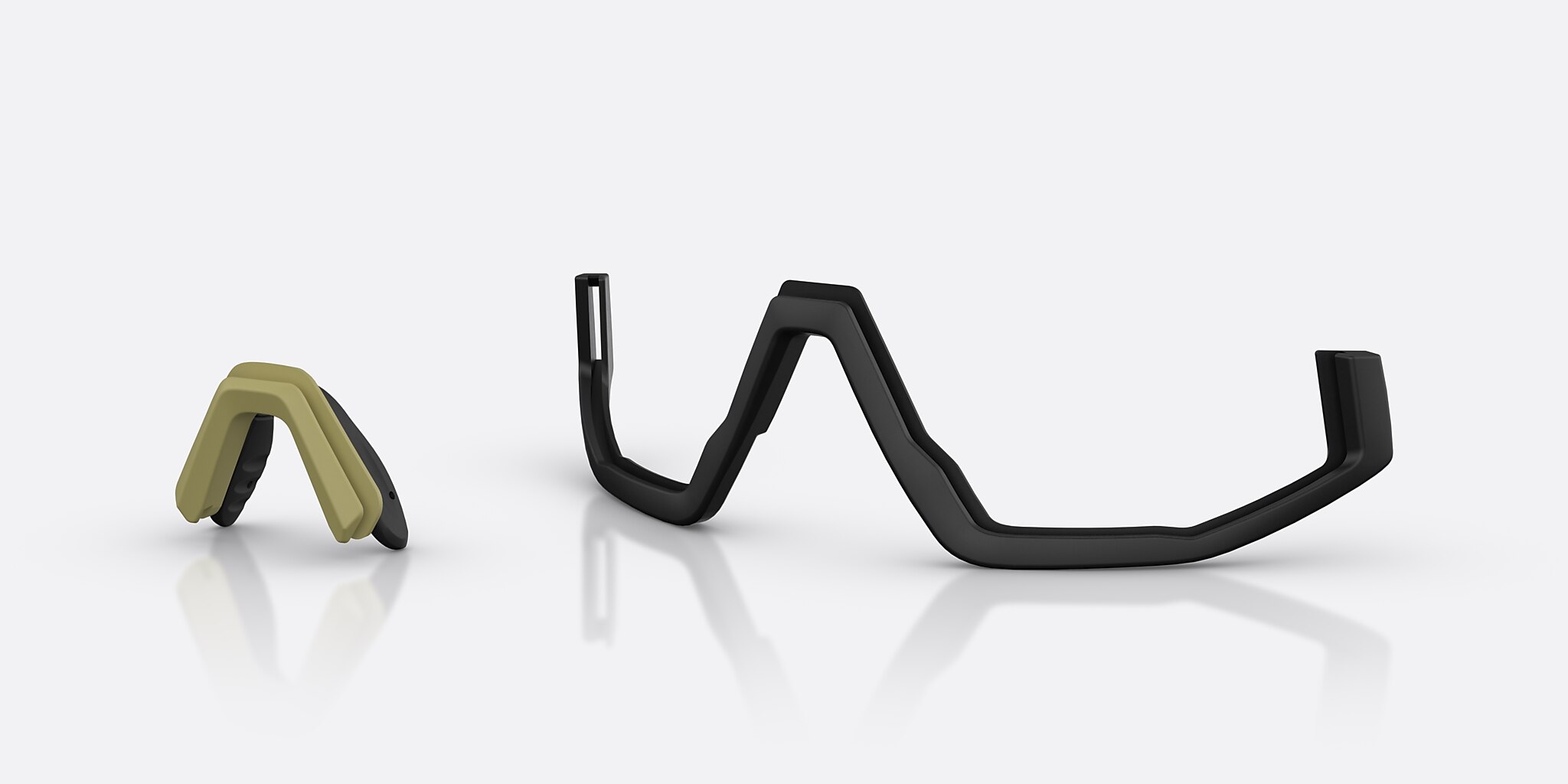 Sunglasses Bliz Fusion S (0-133) con Smoke/Silver Mirror lente y Verde ámbar mate montura Imagen 6 de 7