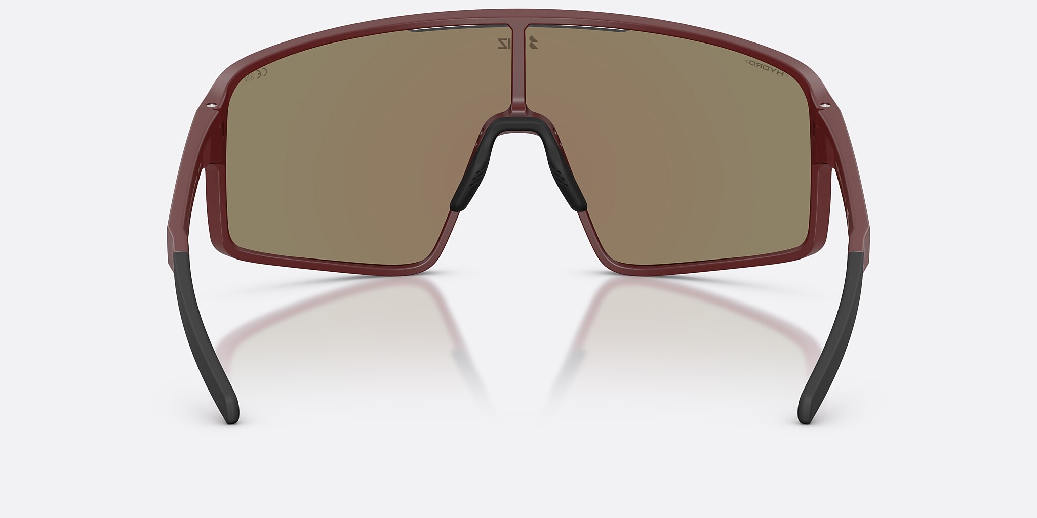 Sunglasses Bliz P001 L (0-138) con Marrón/rosa multicolor lente y Rojo burdeos mate montura Imagen 4 de 6