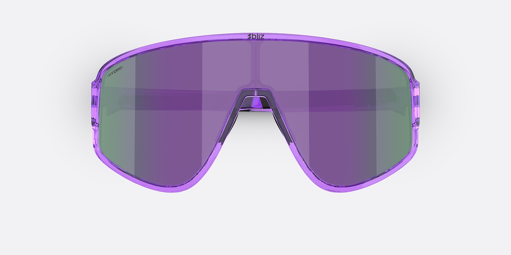 Sunglasses Bliz A004 L (0-135) with Smoke/Purple Multicolor lens and Transparent Purple frame Image 5 of 7