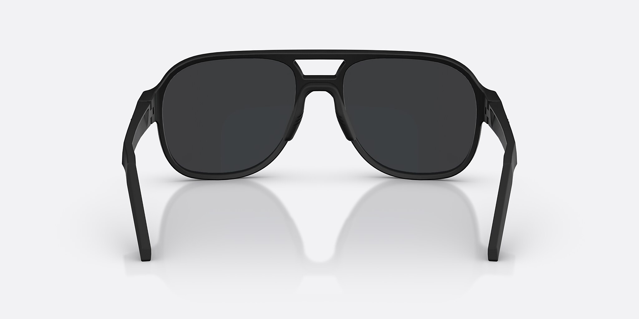 Sunglasses Bliz A006 XL (57-18) with Smoke/Blue Multicolor lens and Matte Black frame Image 4 of 7