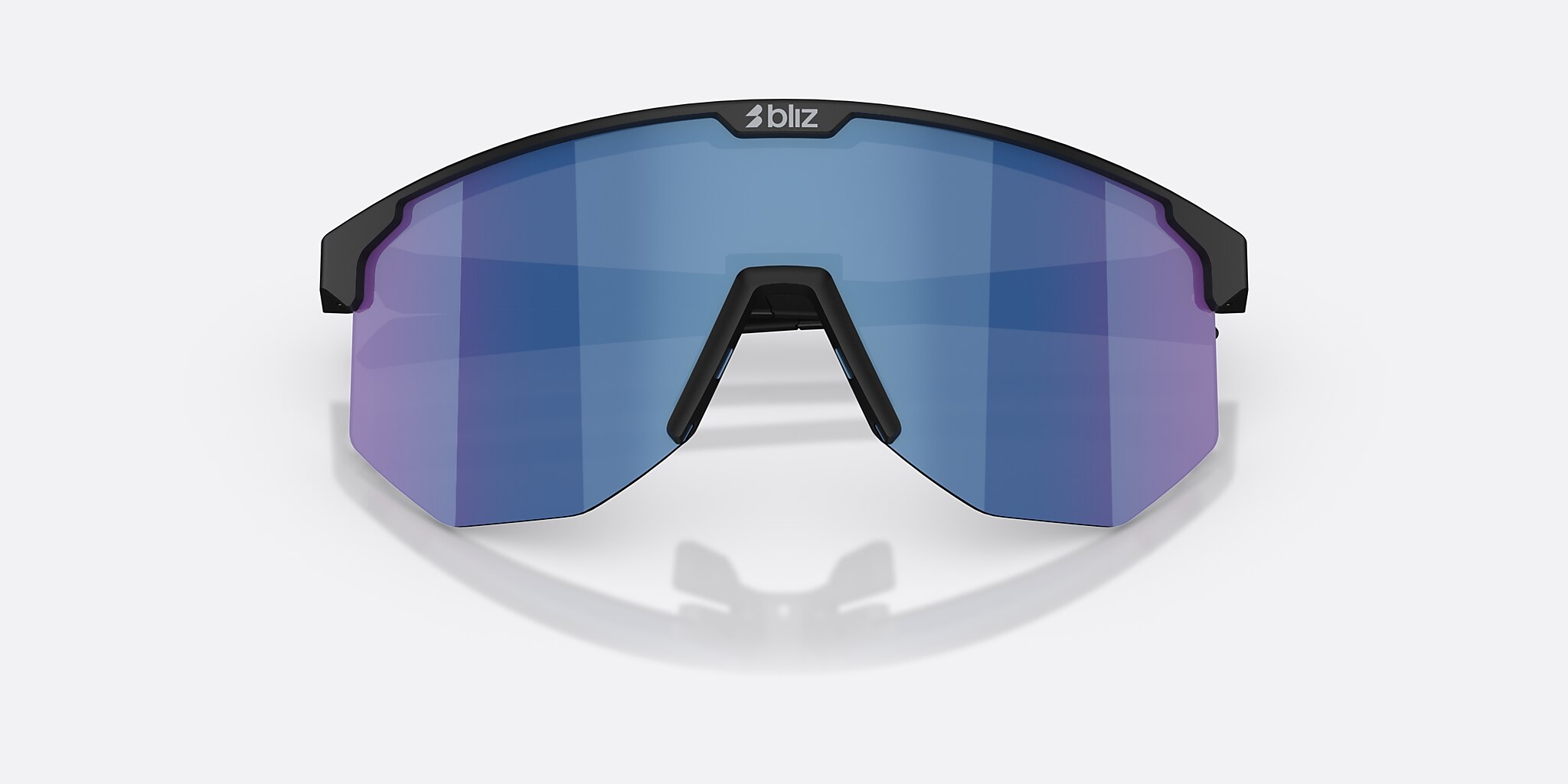 Sunglasses Bliz Hero XXL (0-142) with Brown Blue lens and Black frame Image 5 of 6