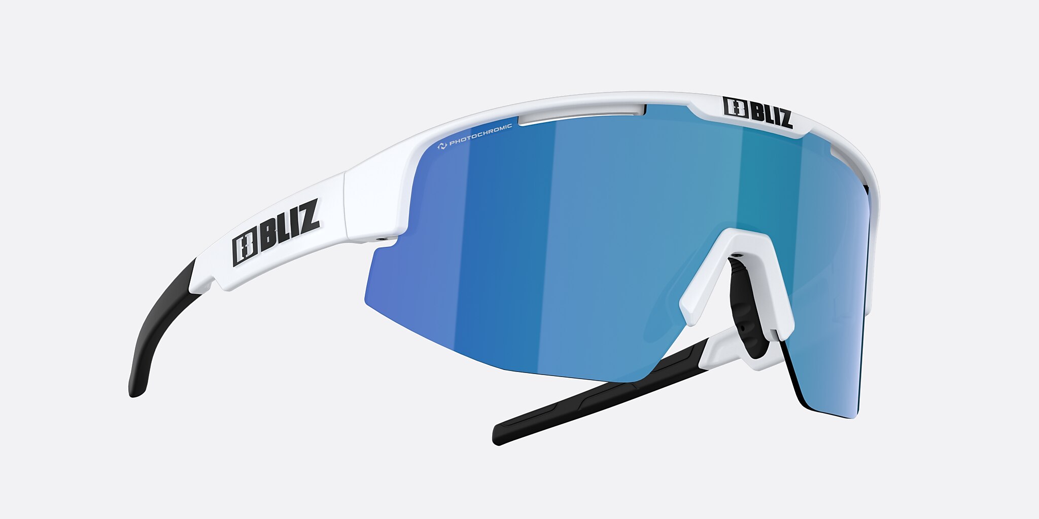 Sunglasses Bliz Matrix S (0-133) con Azul Marrón lente y Blanco montura Imagen 5 de 6