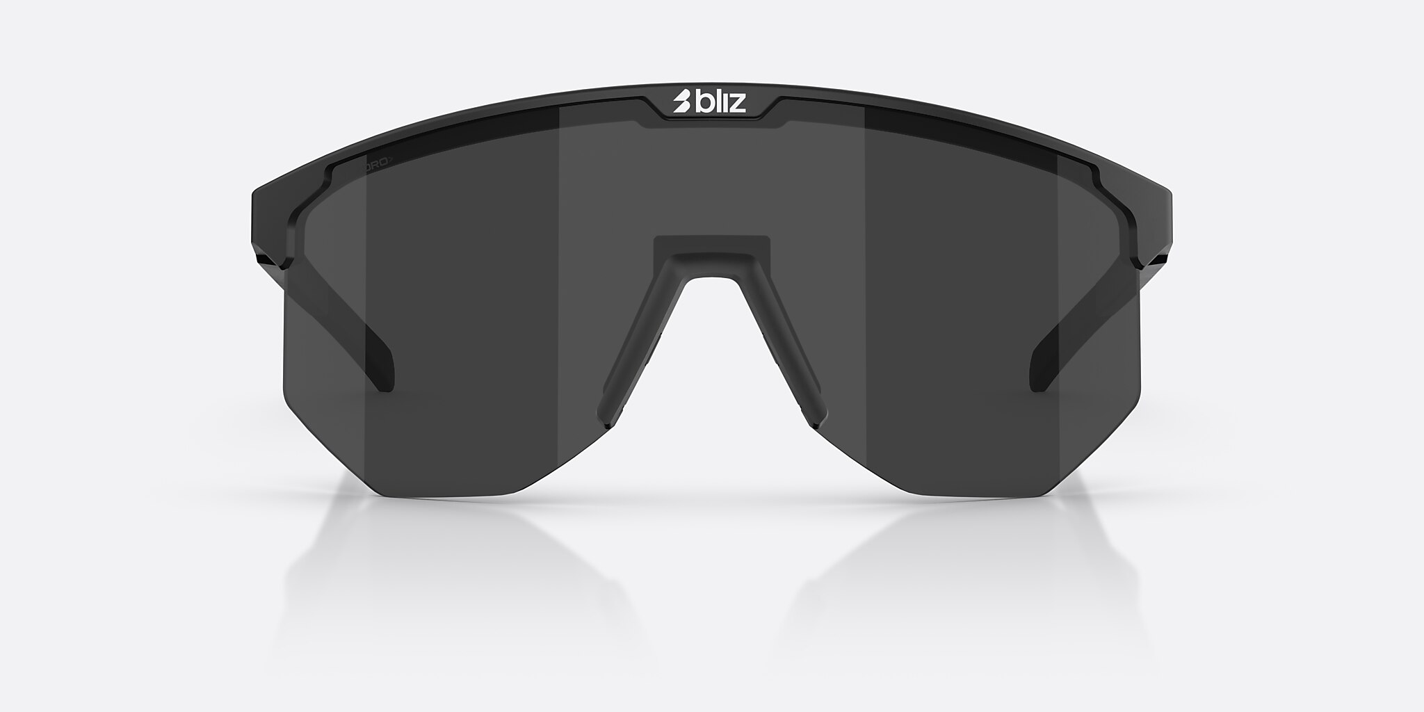 Sunglasses Bliz Hero Small L (0-129) with Smoke lens and Matte Black frame Image 2 of 6
