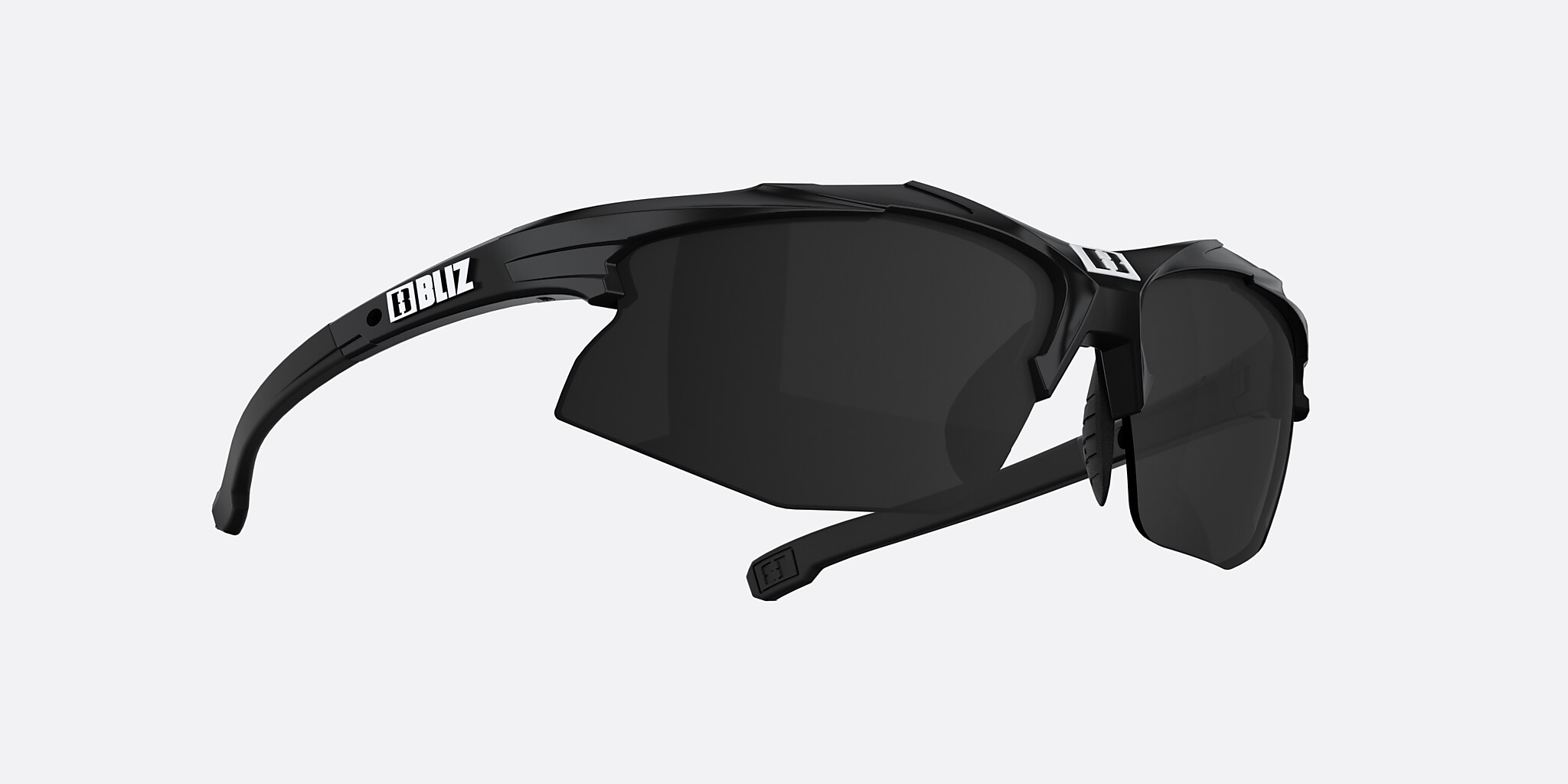 Sunglasses Bliz Hybrid Small M (72-12) with Smoke lens and Black frame Image 6 of 6
