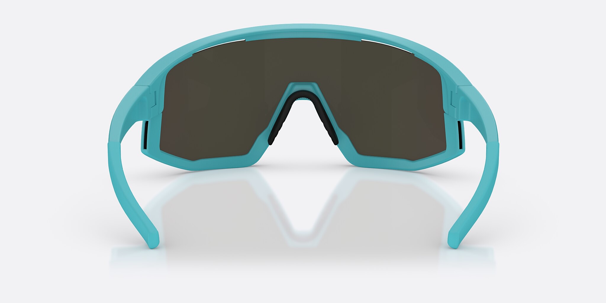Sunglasses Bliz Fusion Small XXS (0-125) with Blue Green lens and Matte Turquoise frame Image 4 of 6