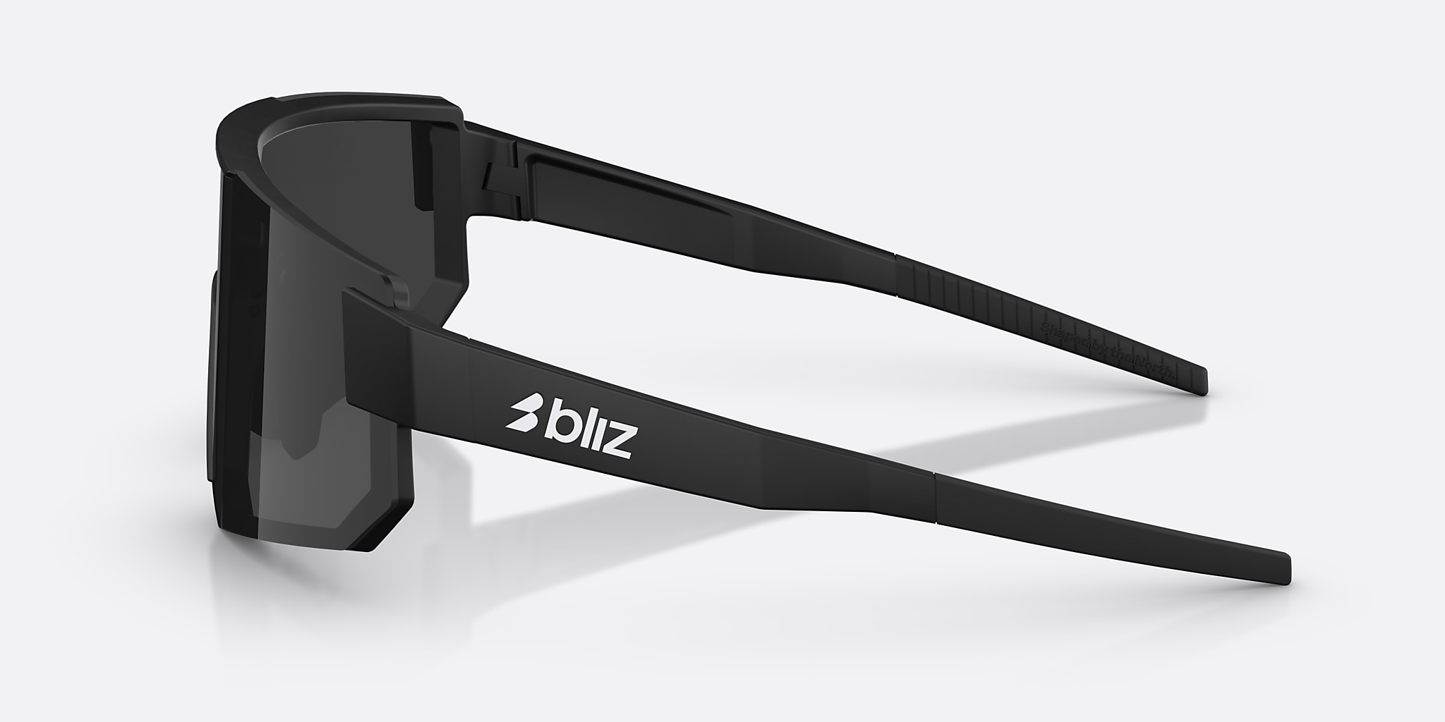 Lunettes de soleil Bliz P005 XXL (0-139) avec Fumée verre et Noir mat monture Image 3 de 7