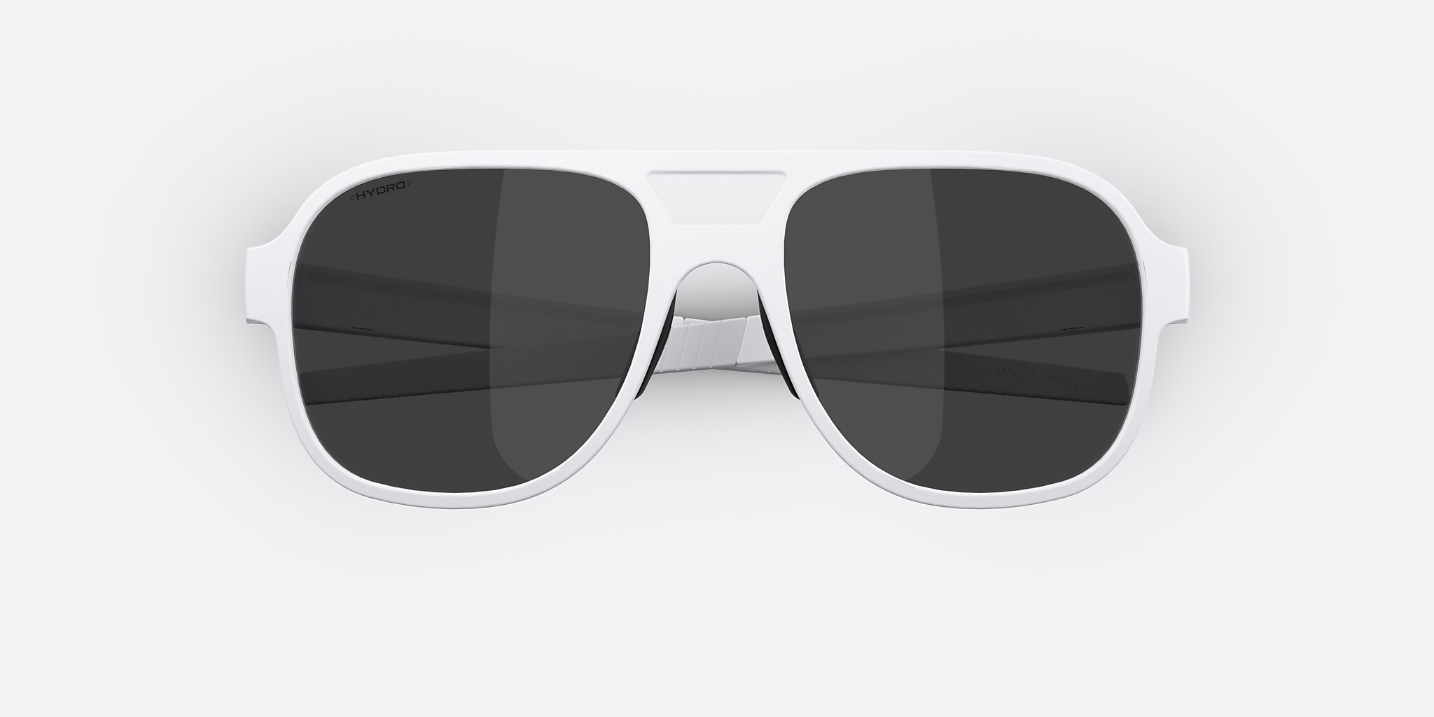 Sunglasses Bliz A006 XL (57-18) with Smoke lens and Matte White frame Image 5 of 7