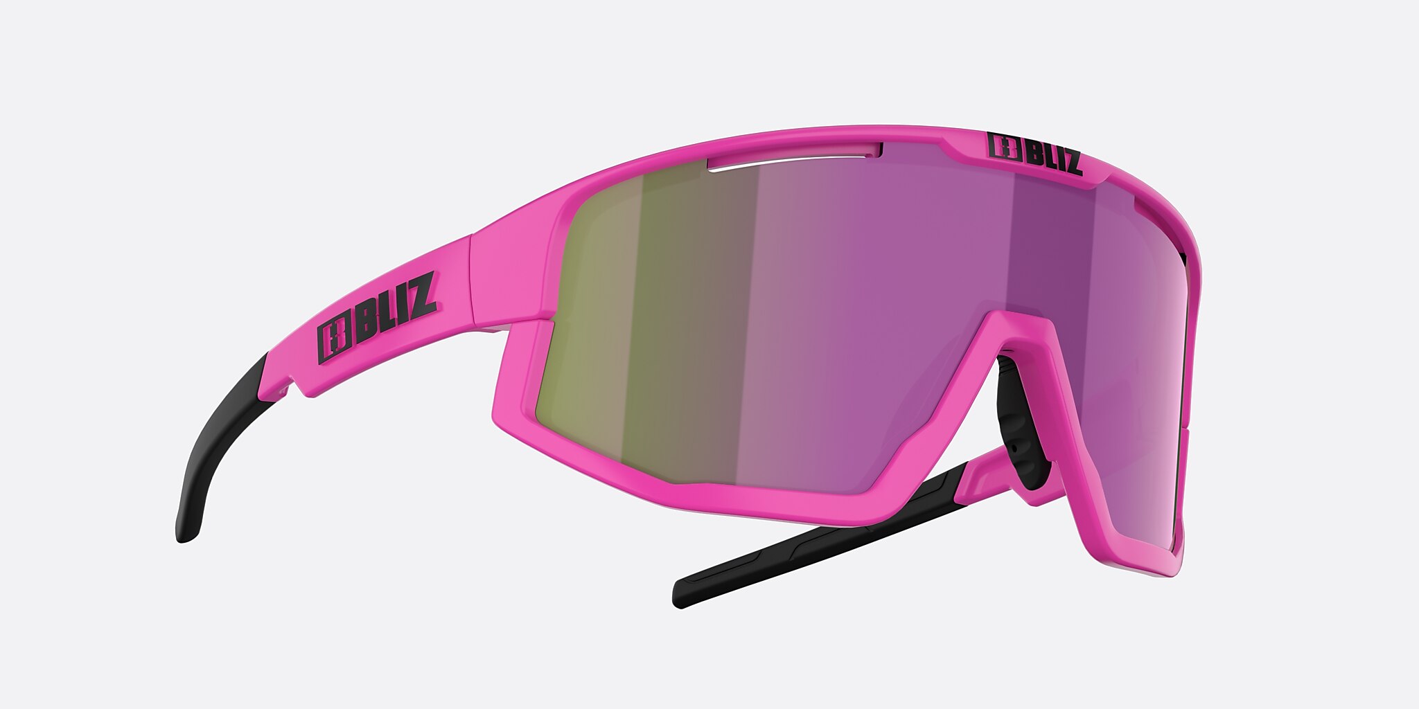 Sunglasses Bliz Vision L (0-137) with Brown Purple lens and Neon Rose frame Image 5 of 6