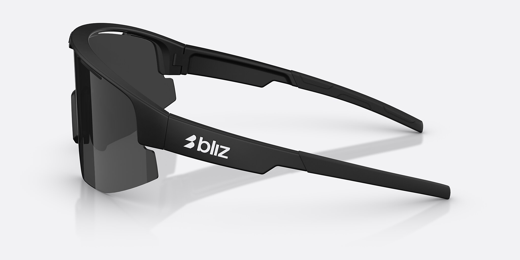 Sunglasses Bliz Matrix Small XXS (0-130) with Smoke lens and Matte Black frame Image 3 of 6