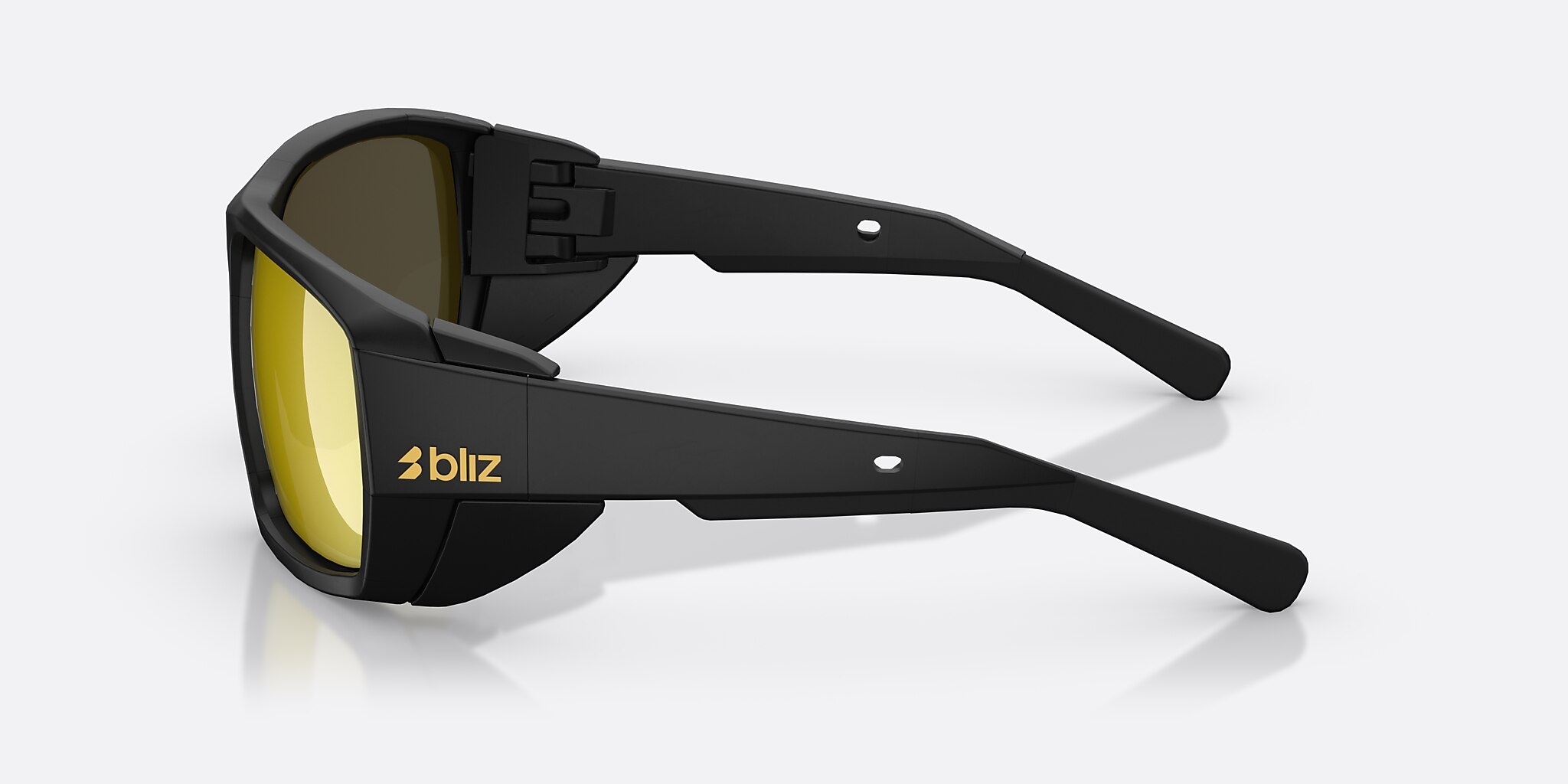 Sunglasses Bliz Peak L (62-18) with Brown Gold lens and Black frame Image 3 of 5