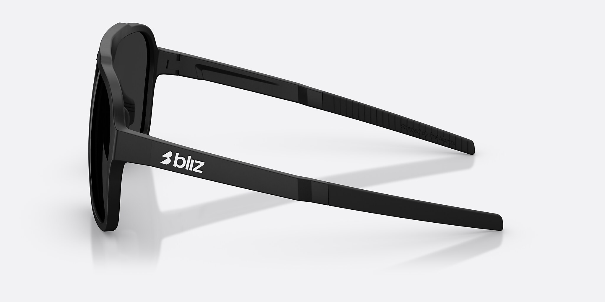 Sunglasses Bliz A002 XL (62-13) with Smoke lens and Matte Black frame Image 3 of 6