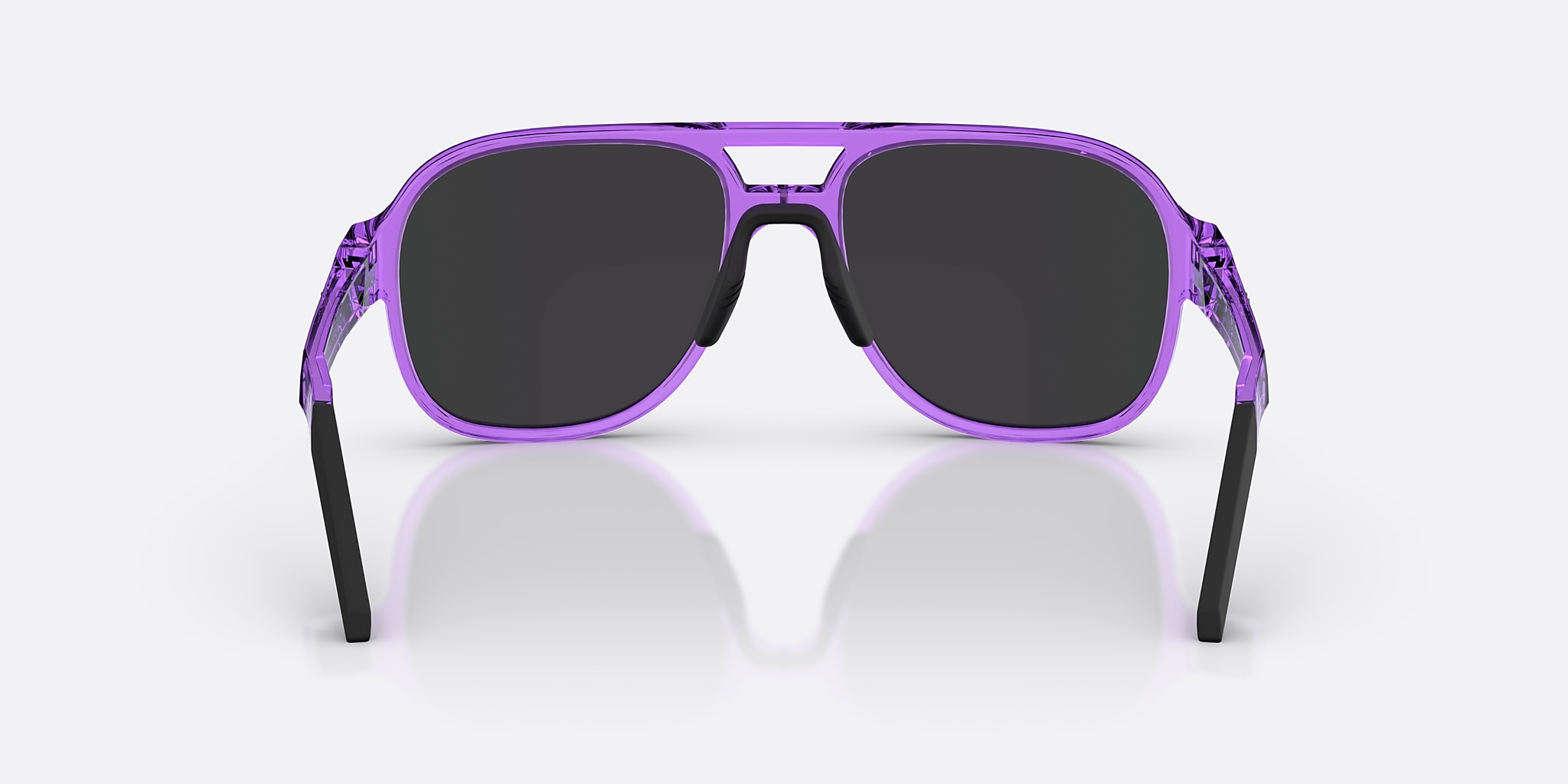 Sunglasses Bliz A006 XL (57-18) with Smoke/Purple Multicolor lens and Transparent Purple frame Image 4 of 7