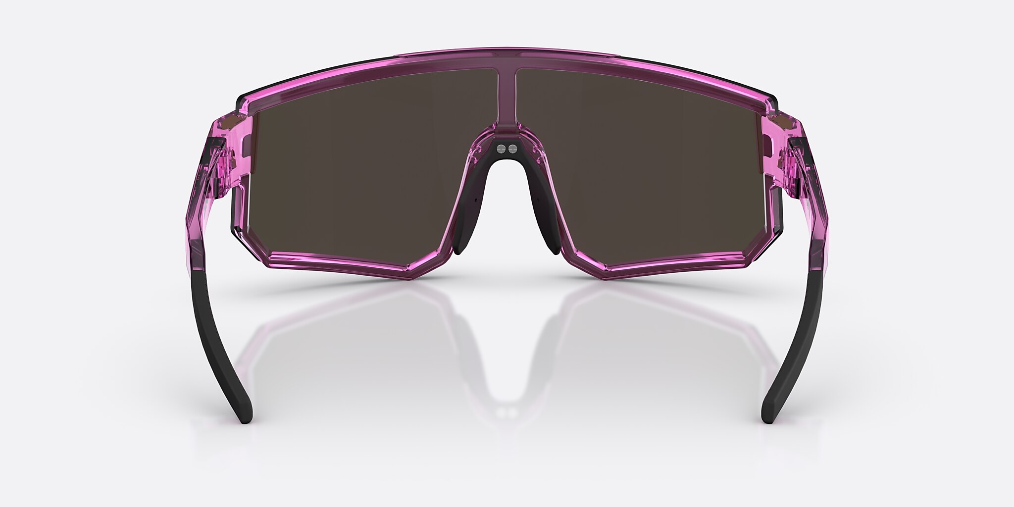 Sunglasses Bliz P005 XL (0-135) with Brown/Rose Multicolor lens and Transparent Pink frame Image 4 of 7
