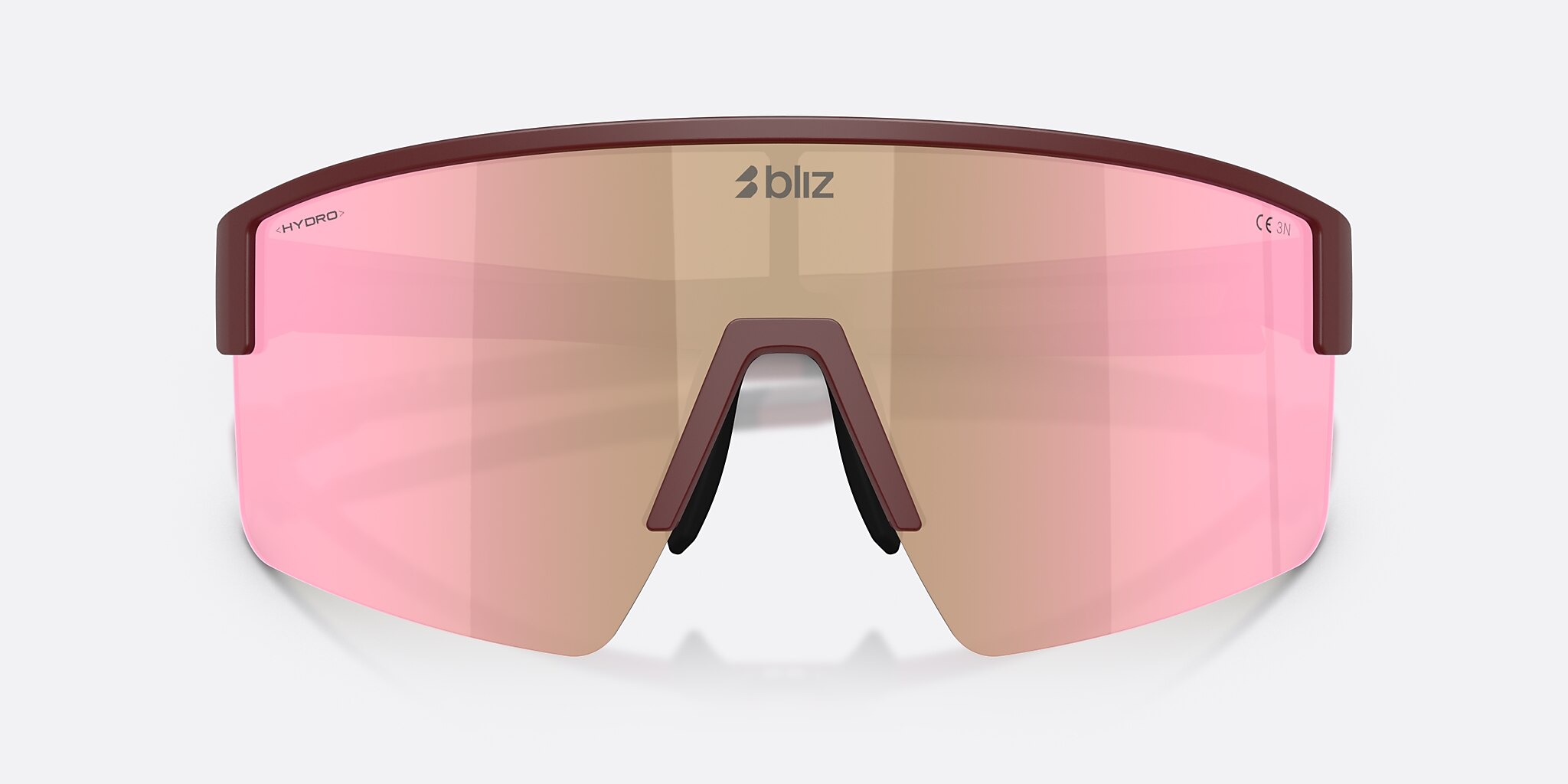 Sunglasses Bliz P004 M (0-133) con Marrón/rosa multicolor lente y Rojo burdeos mate montura Imagen 5 de 7