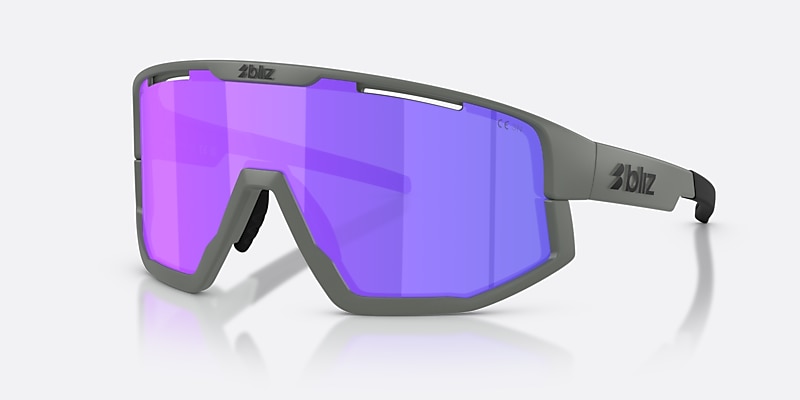 Sunglasses Bliz Fusion S (0-133) con Humo/morado multicolor lente y Gris Mate montura Imagen 1 de 7