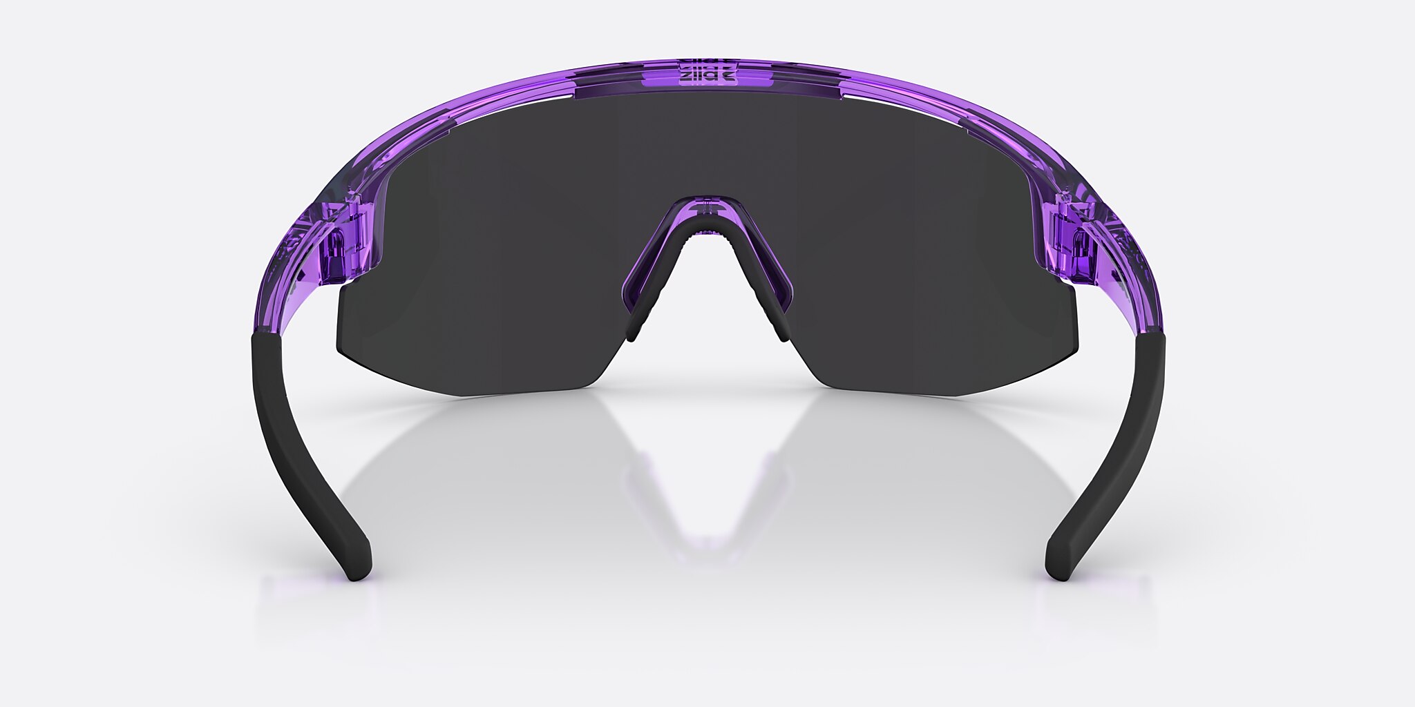 Sunglasses Bliz Matrix S (0-133) with Smoke/Purple Multicolor lens and Transparent Purple frame Image 4 of 5