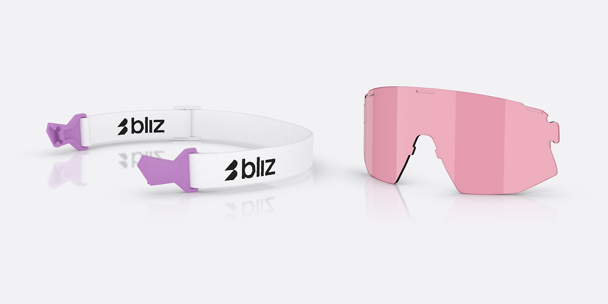 Sunglasses Bliz Breeze Small M (0-135) with Purple lens and Matte Purple frame Image 6 of 7
