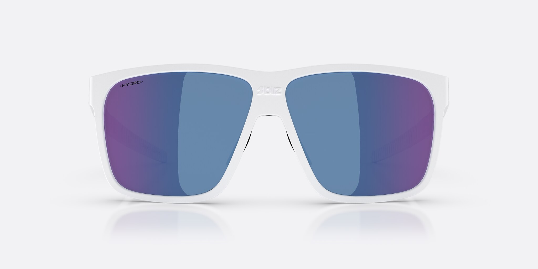 Sunglasses Bliz A001 XL (62-11) with Blue lens and Matte White frame Image 2 of 6