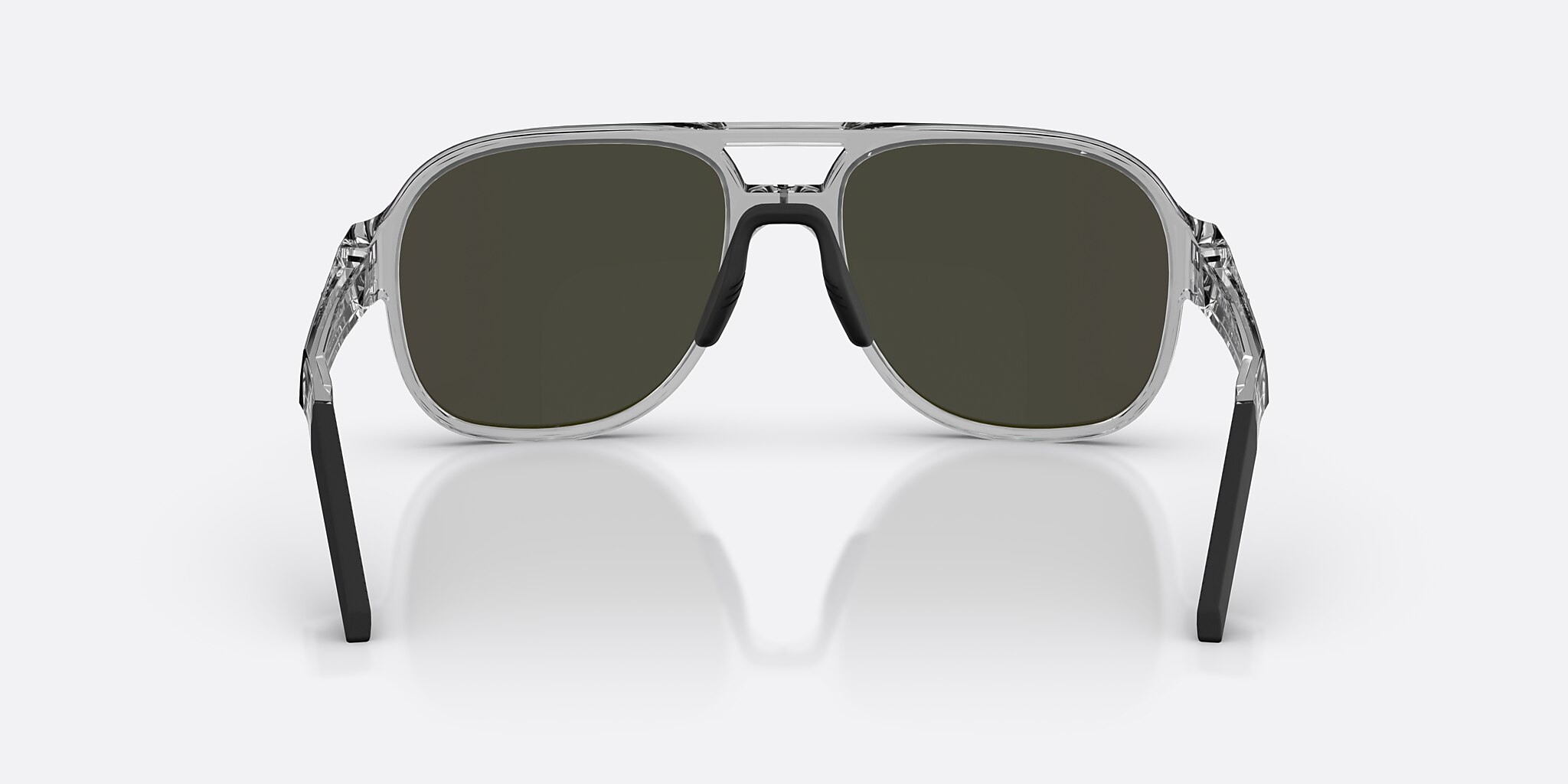 Sunglasses Bliz A006 XL (57-18) with Green/Green Multicolor lens and Crystal Black frame Image 4 of 7