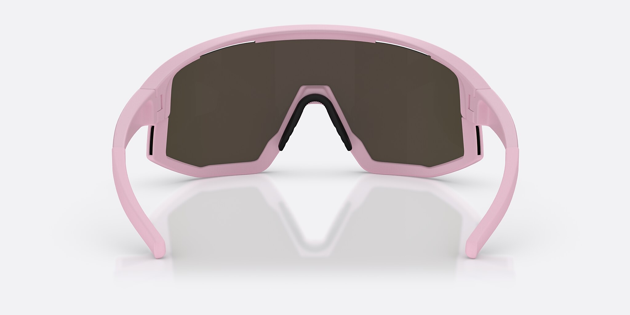 Sunglasses Bliz Vision L (0-137) with Brun/Rosa multicolor lens and Mat pulverpink frame Image 4 of 6