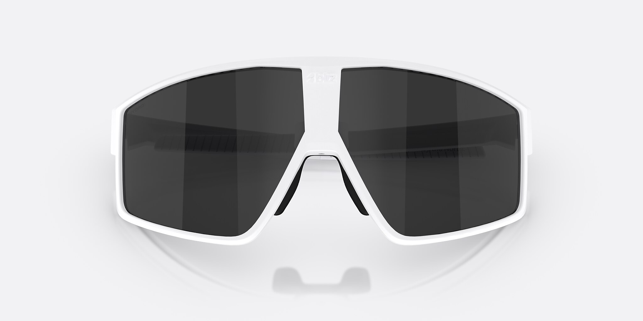 Sunglasses Bliz P002 XL (72-09) with Smoke lens and Matte White frame Image 5 of 6