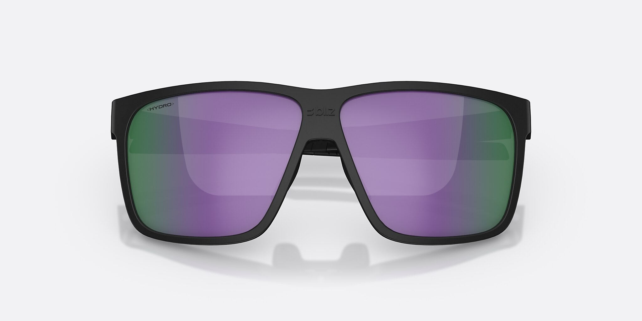 Sunglasses Bliz A001 XL (62-11) with Brown/Purple Multicolor lens and Matte Black frame Image 5 of 6
