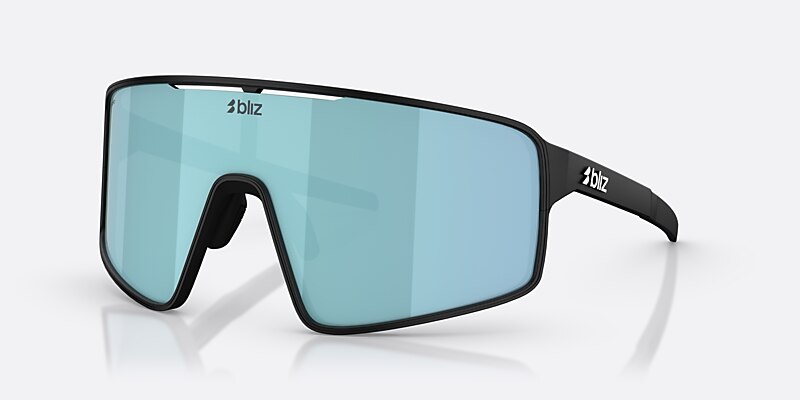 Sunglasses Bliz P001 L (0-138) with Smoke/Ice Blue Multicolor lens and Matte Black frame Image 1 of 6
