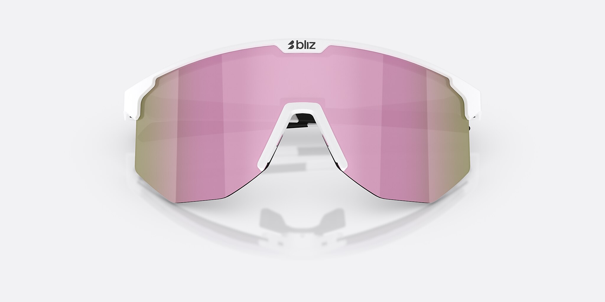 Sunglasses Bliz Hero XXL (0-142) with Brown Pink lens and White frame Image 5 of 6