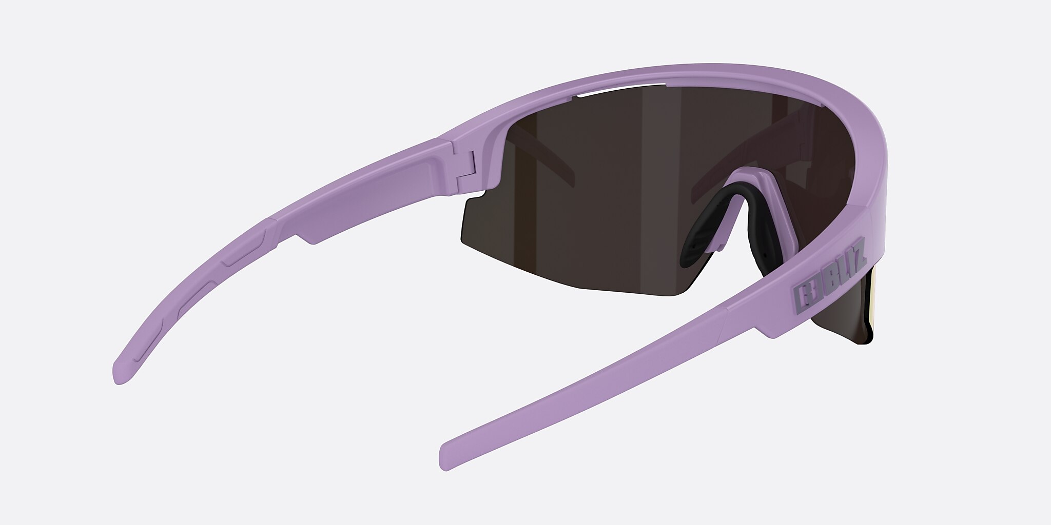 Sunglasses Bliz Matrix Small XXS (0-130) with Brown Mirror Purple lens and Matt Violett frame Image 4 of 6
