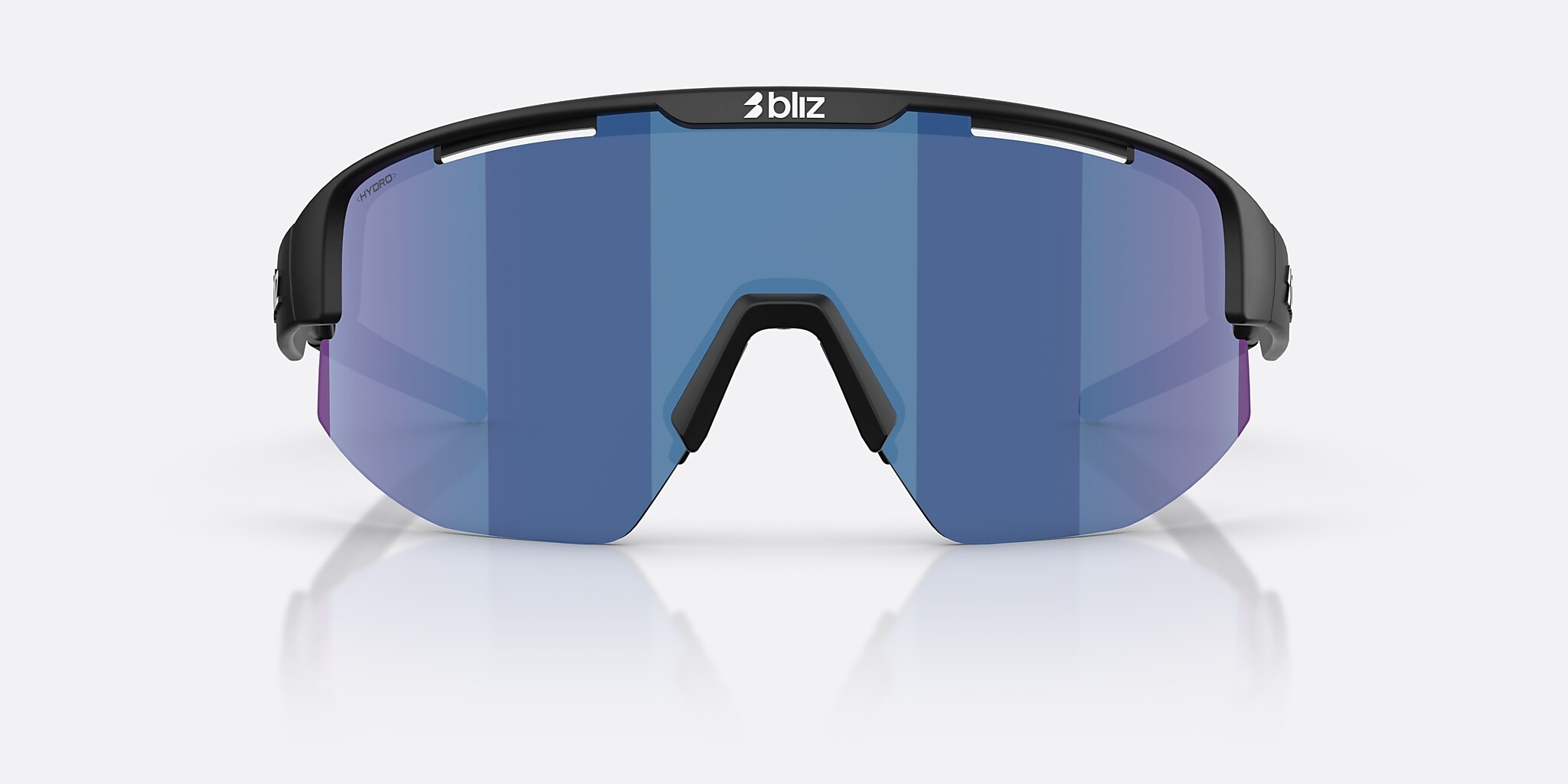Sunglasses Bliz Matrix S (0-133) with Smoke/Blue Multicolor lens and Matte Black frame Image 2 of 5