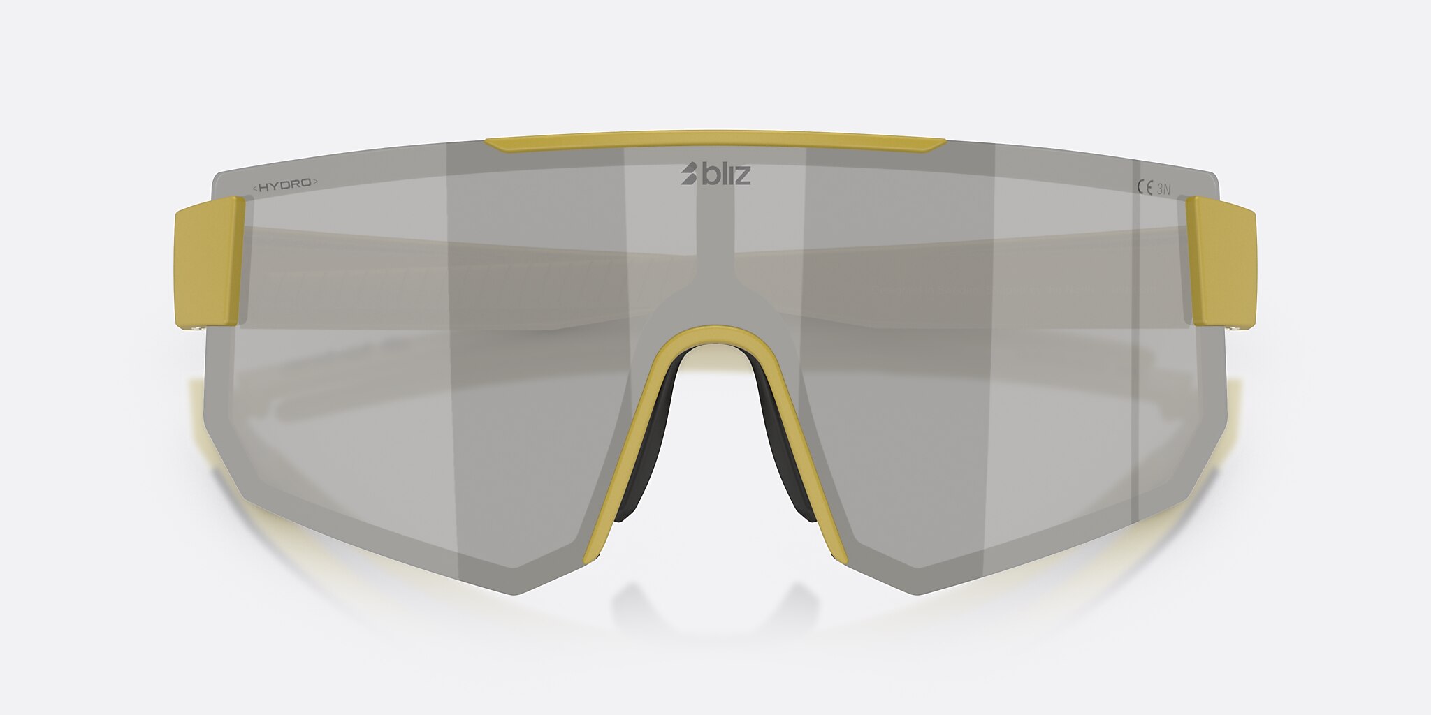 Sunglasses Bliz P005 XXL (0-139) con Smoke/Silver Mirror lente y Verde ámbar mate montura Imagen 5 de 7