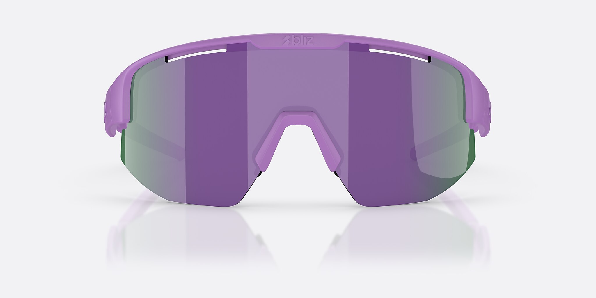 Sunglasses Bliz Matrix S (0-133) with Purple lens and Matte Purple frame Image 2 of 6