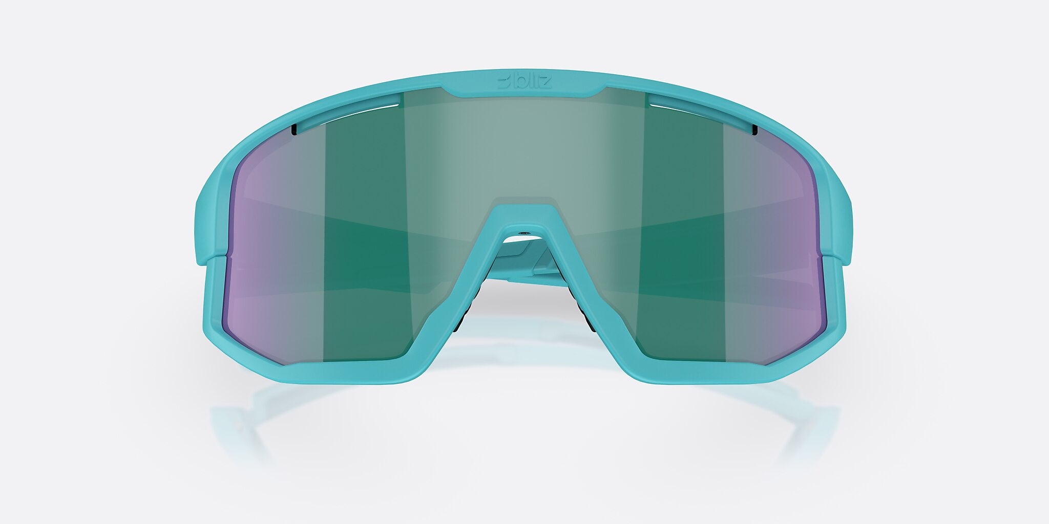 Sunglasses Bliz Fusion Small XXS (0-125) with Blue Green lens and Matte Turquoise frame Image 5 of 6