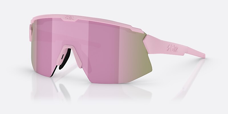 Sunglasses Bliz Breeze XL (0-141) with Brown/Rose Multicolor lens and Matte Powder Pink frame Image 1 of 7