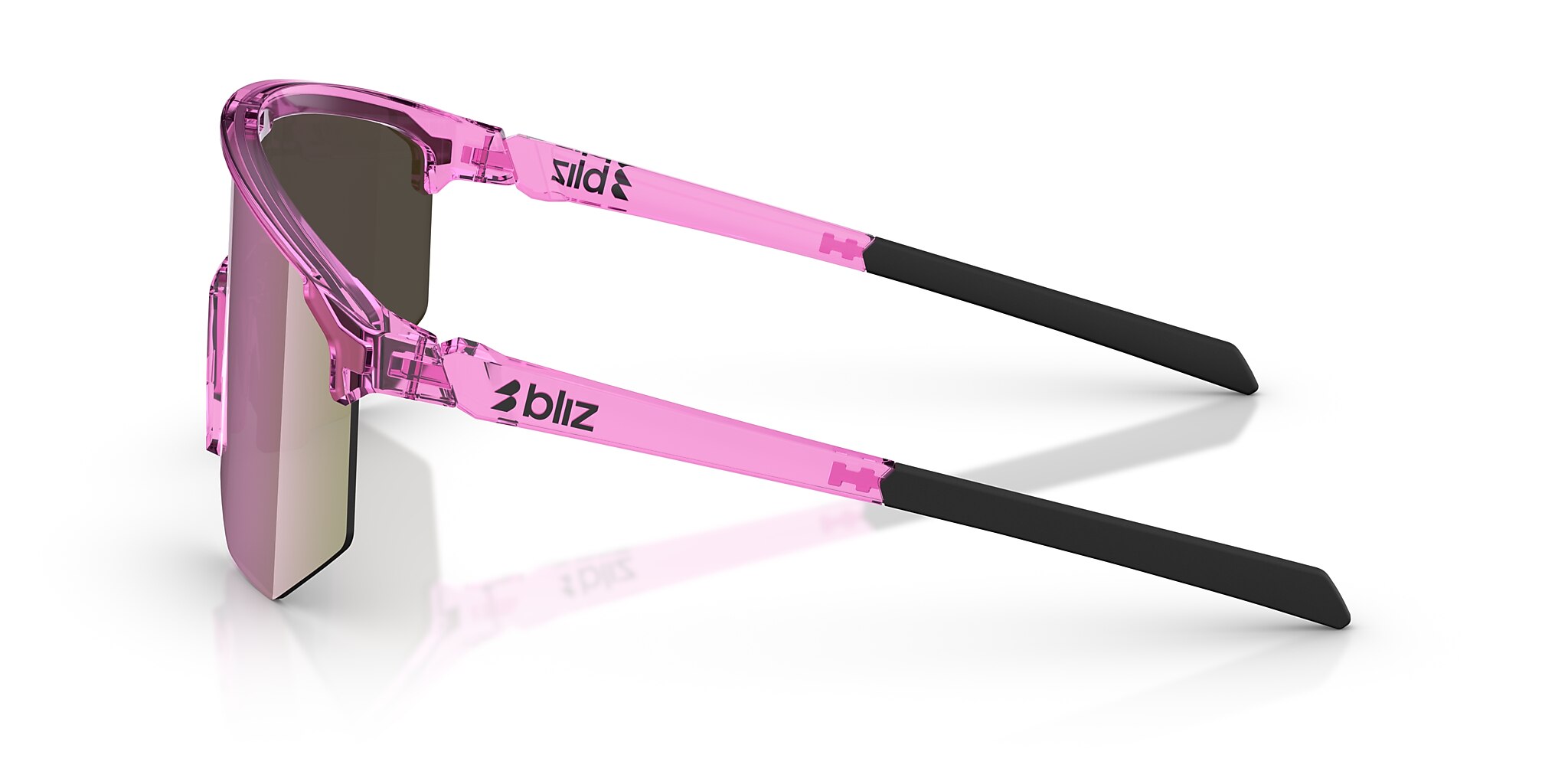 ローズクォーツ　ジェミー　スター　びっくりレインボー　虹　モザンビーク Hero Small Sunglasses Brown/Rose Multicolor | Bliz Eyewear®