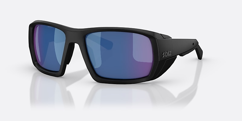 Sunglasses Bliz Peak L (62-18) with Brown Blue lens and Black frame Image 1 of 5