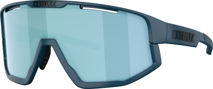 Fusion Small Sunglasses Smoke Mirror Ice Blue | Bliz Eyewear®