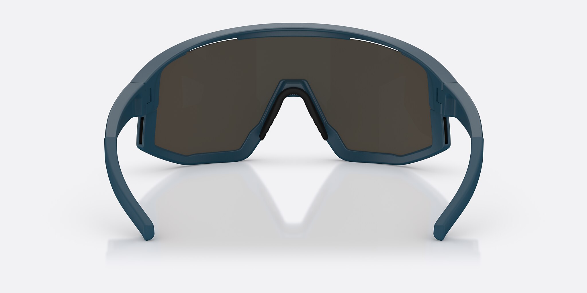 Sunglasses Bliz Fusion S (0-133) with Brown Mirror Blue lens and Matte Blue frame Image 4 of 7