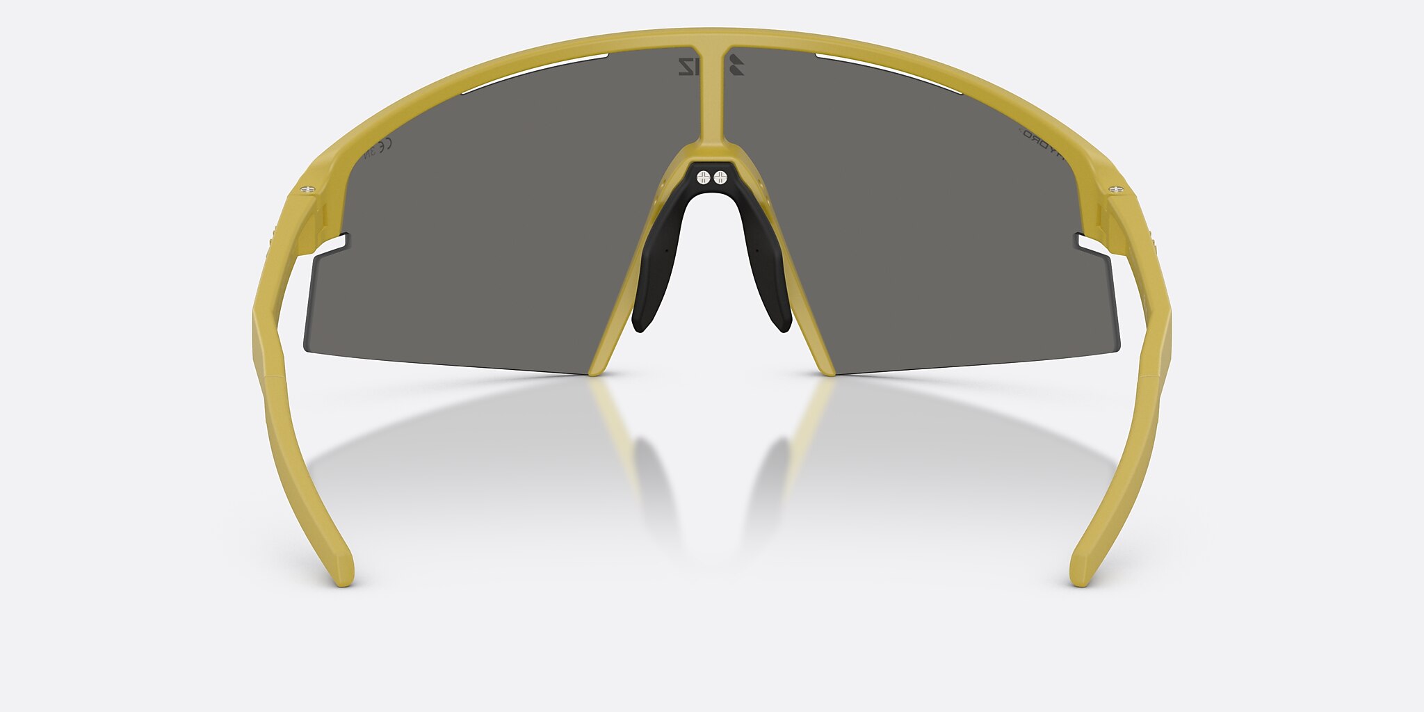 Sunglasses Bliz P006 XL (0-140) con Smoke/Silver Mirror lente y Verde ámbar mate montura Imagen 4 de 7