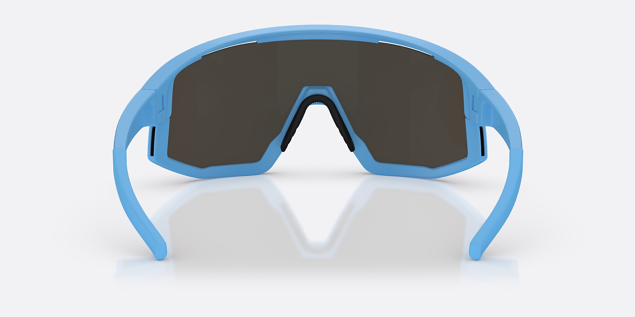 Sunglasses Bliz Vision L (0-137) with Blue lens and Matte Blue frame Image 4 of 6