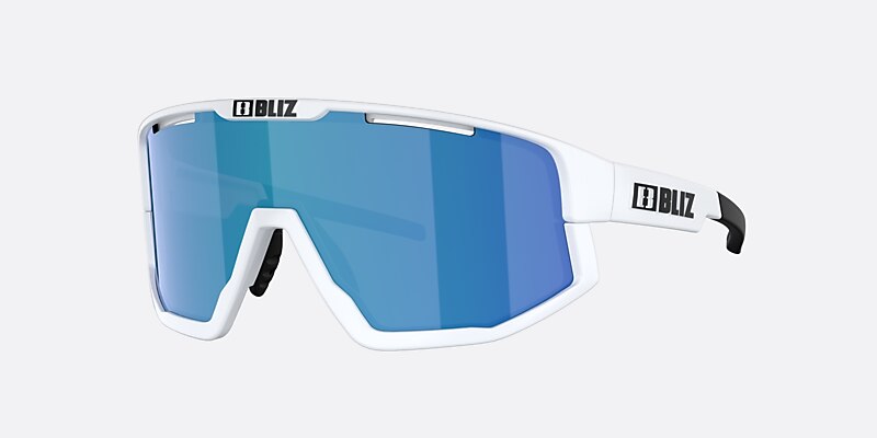 Sunglasses Bliz Vision L (0-137) with Smoke Blue lens and White frame Image 1 of 6