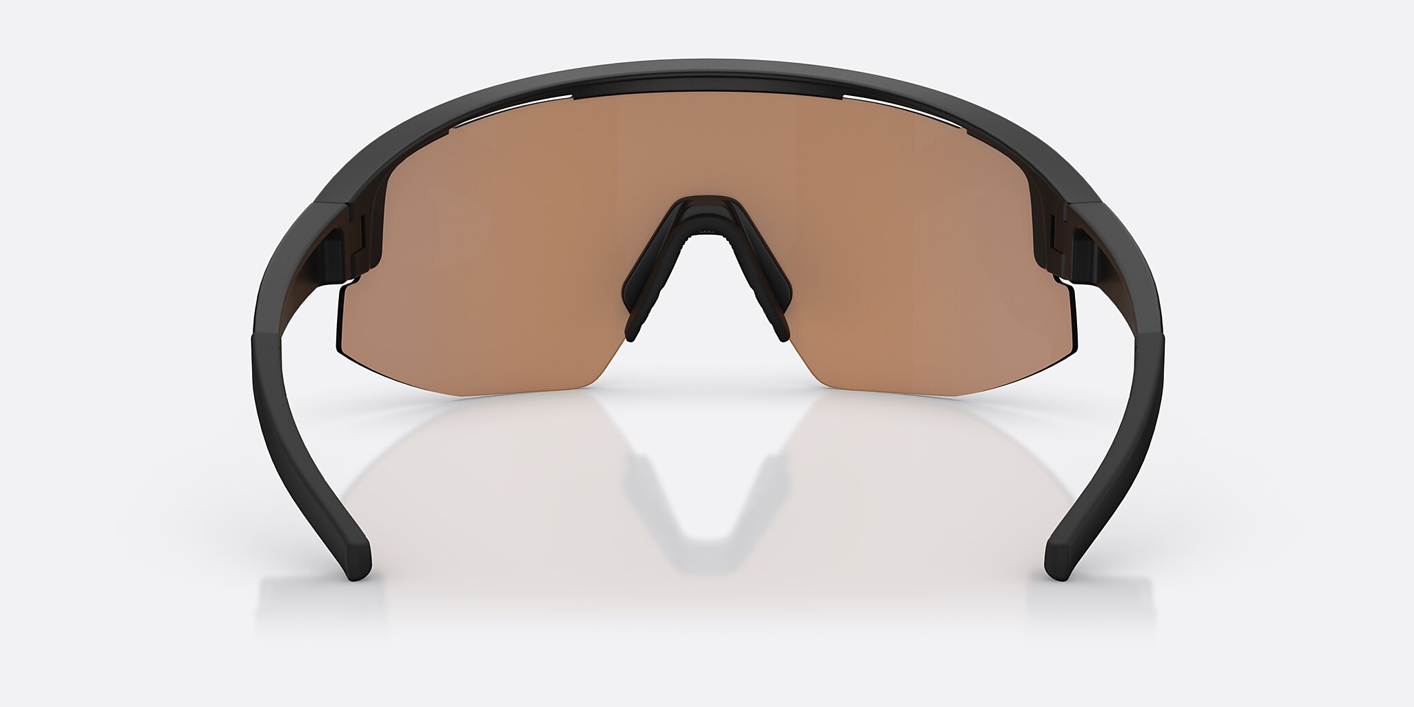 Sunglasses Bliz Matrix S (0-133) avec Corail Orange Bleu verre et Noir monture Image 4 de 6