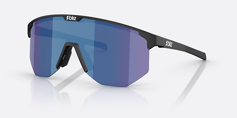 Sunglasses Bliz Hero Small L (0-129) with Smoke/Blue Multicolor lens and Matte Black frame Image 1 of 6