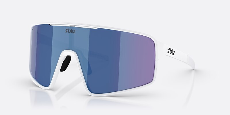 Sunglasses Bliz P001 XL (0-142) with Blue lens and Matte White frame Image 1 of 6
