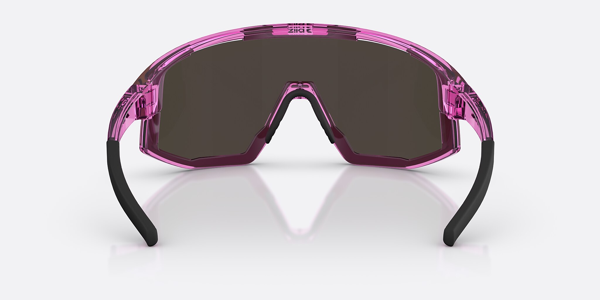 Sunglasses Bliz Fusion Small XXS (0-125) with Brown/Rose Multicolor lens and Transparent Pink frame Image 4 of 6