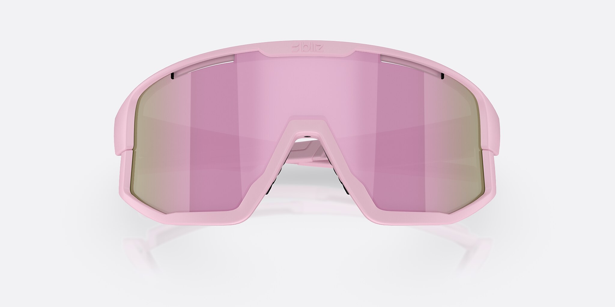 Sunglasses Bliz Vision L (0-137) with Brun/Rosa multicolor lens and Mat pulverpink frame Image 5 of 6
