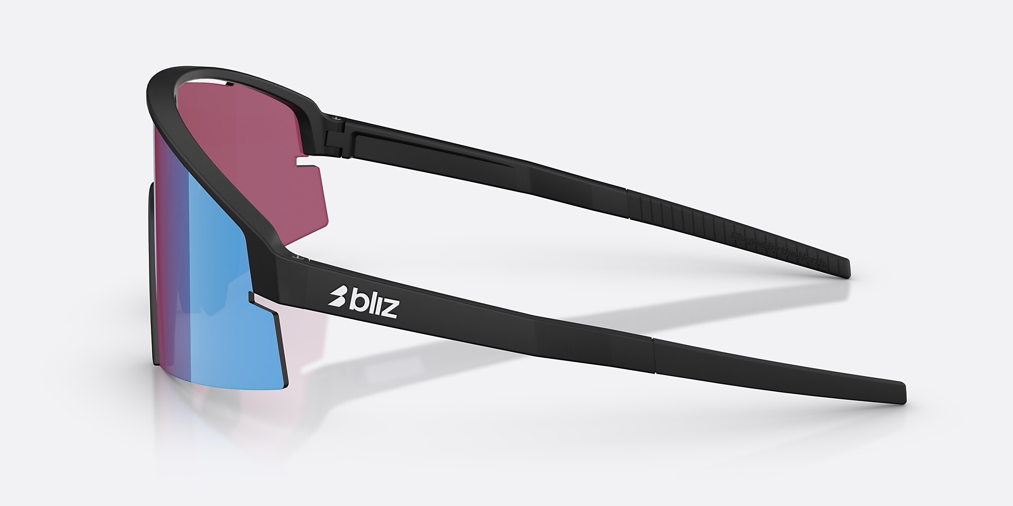 Sunglasses Bliz P006 XL (0-140) with Nano Optics Violet/Blue Multicolor lens and Matte Black frame Image 3 of 7