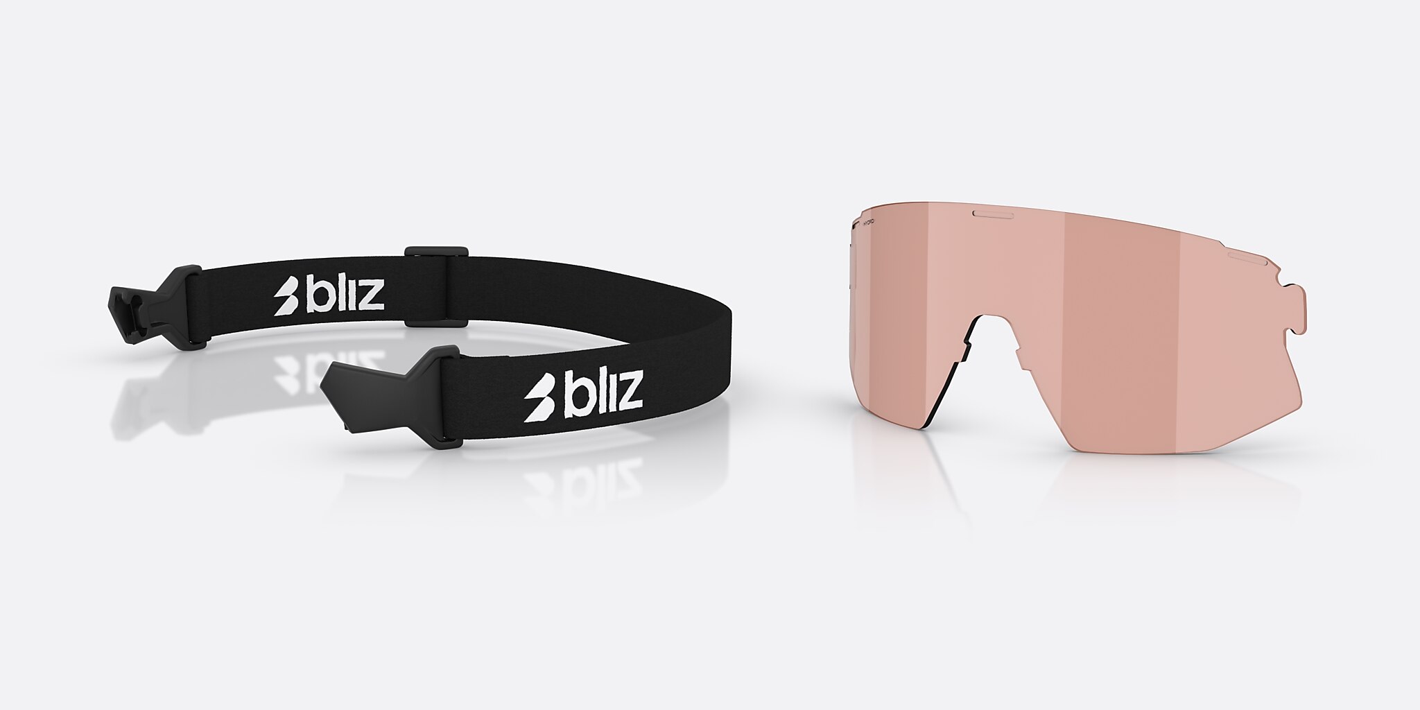 Sunglasses Bliz Breeze Small M (0-135) with Brown Blue lens and Black frame Image 6 of 7