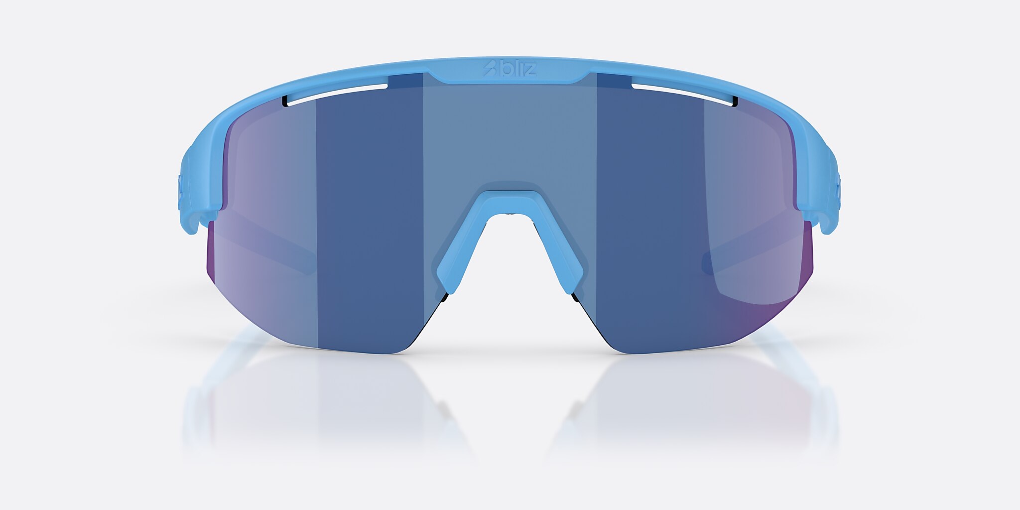 Sunglasses Bliz Matrix Small XXS (0-130) with Blue lens and Matte Blue frame Image 2 of 6