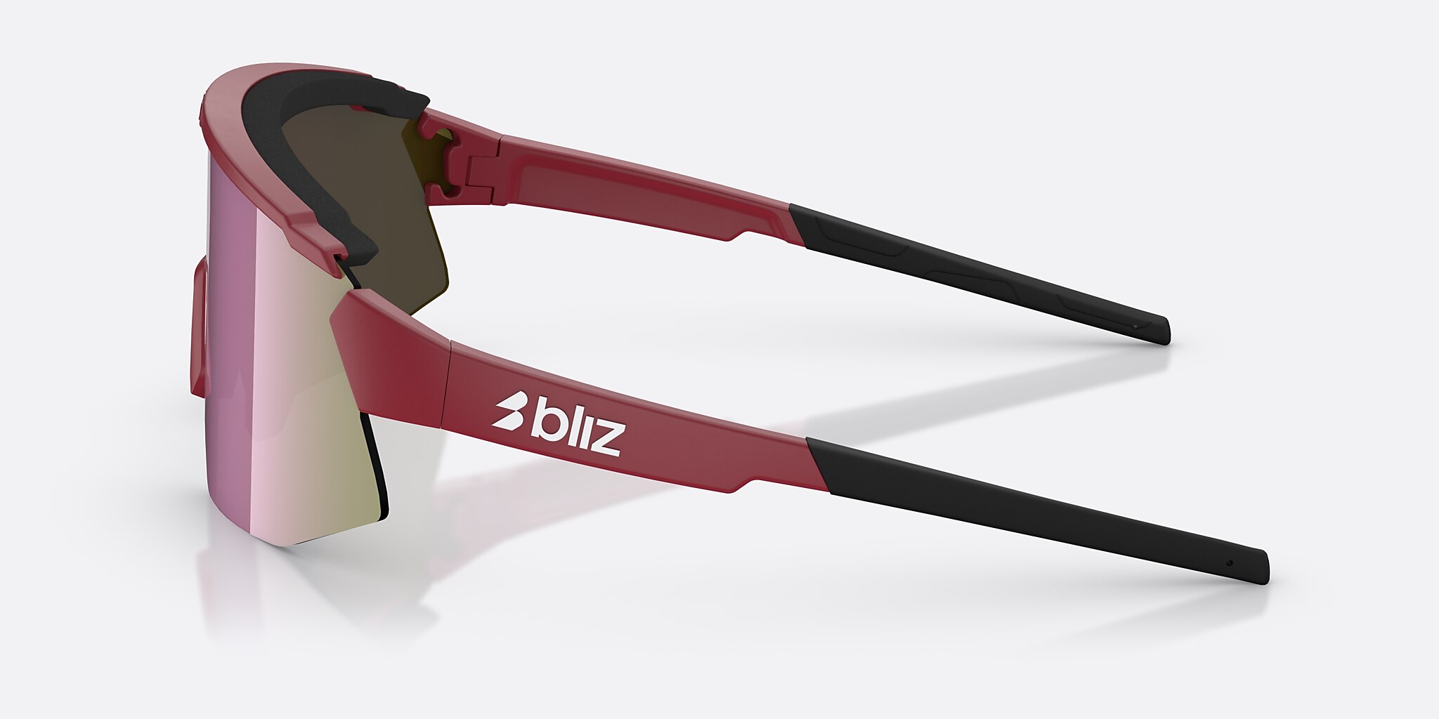 Sunglasses Bliz Breeze Small M (0-135) with Brown Rose lens and Burgundy frame Image 3 of 7